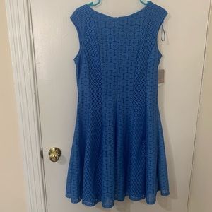 Size 12, blue dress great for summer and spring events